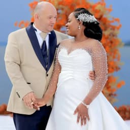 Customized Plus Size Illusion Trumpet Wedding Dress Mermaid Sheer Neck Long Sleeves Beaded Bridal Gowns With Detachable Train
