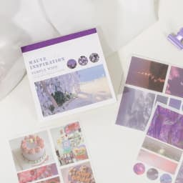 40pcs Art Decoration Sticker Planner Handbook Scrapbook DIY Decoration Material Sticker Creative Aesthetics Stationery Supplies