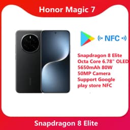 Original Honor Magic 7 5G Smart Phone Snapdragon 8 Elite Octa Core 6.78" OLED 5650mAh 80W 50MP Camera Support Google play store