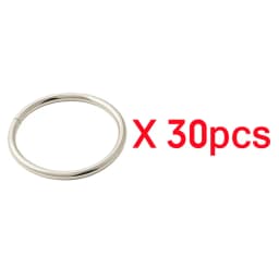 10-40pcs Metal O Ring Buckle 15-50mm Bag Strap Belt Webbing Clasps DIY Hardware Accessories
