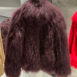 YOLOAgain High Collar Real Mongolia Sheep Fur Jacket For Women 2025 Winter Coats Outerwear