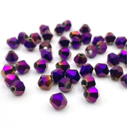 Faceted Austria 3 4 6mm Bicone Crystal Beads Spacer Glass Beads for Bracelet Necklace DIY Jewelry Making