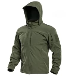 Men's Special Ops Military Tactical Soft Shell Winter Warm Fleece Lined Jacket Detachable Hood Coat Hiking Snowboard Windbreaker