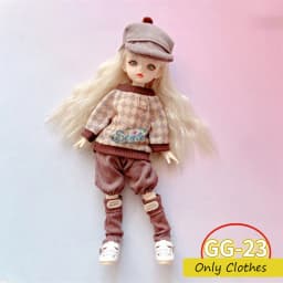 Cute GG Series Pretty Personalized Clothes for 30 cm 1/6 Bjd Byte Doll DIY Dress Up Clothing Skirt Casual Suit Socks Accessories
