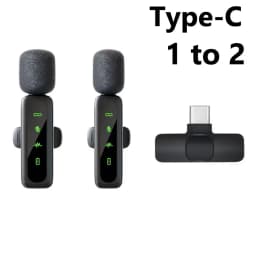 KEBIDU Wireless Lavalier Microphone Portable Audio Video Recording Noise Cancelling Professional Microphone for Live Broadcast
