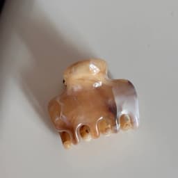 New Ink Wash Pattern Hair Claw Clips Square Pink Crab Hair Clip Plastic Large Hair Claw Headdress