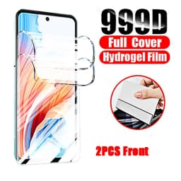 Hydrogel Film for OPPO A79 5G A2 A18 A38 A58 A78 4G 5G Front Back Screen Protector Camera Lens Tempered Glass Soft TPU Film