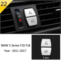Car Styling Console Multimedia AC CD Panel Decoration Frame Cover Trim Strip Sticker For BMW 5 Series F10 F11 F18 Accessories