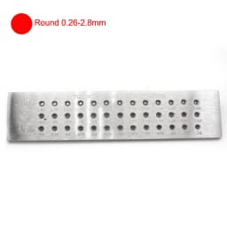 Carbide Tungsten Drawplates for Pulling Wire Round Rectangle Hexagon Square Semicircle Shape Jewellery Tools