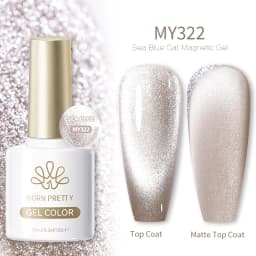 BORN PRETTY 10ml Auroras Glitter Cat Magnetic Gel Nail Polish Jelly Glass Bead Semi Permanent Soak Off UV LED Varnish Manicure