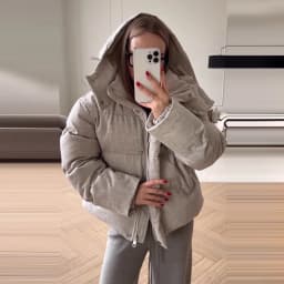 Hooded Stand Collar Fitted Puffer Coat Zip‑Up Oversized 2026 Winter Women Warm Padded Jacket Glam Causal Lady Cotton‑Padded Coat
