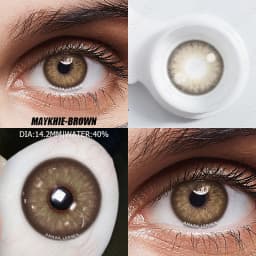 AMARA 1 Pair Colored Contact Lenses for eyes/men Natural Look Fast Delivery BLUE Eye Lenses Gray Contact Green Eye Lenses