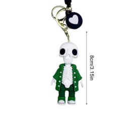 Skull Keychain Scary Skeleton Key Chain 8cm Backpack Purse Key Holder Portable Key Chain Bag Pendant For Men Women
