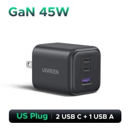 UGREEN 45W GaN Charger PD3.0 PPS QC3.0 USB C Fast Charger For Samsung S25 S24 Ultra iPhone 16 15 14 Pro Max iPad Xiaomi Tablet