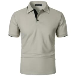Mens Summer Classic Short Sleeve Polo Tops Button Placket Regular Fit and Solid Lightweight Casual Outdoor Pullover Topss