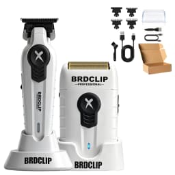 Professional Floating High Speed Foil Shaver Hair Beard Trimming Set Electric Trimmer for Man with Base BRDCLIP