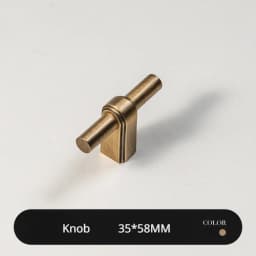 Antique Bronze Solid Brass Cabinet Handle and Knob Drawer Knobs T Bar Bedroom Kitchen Cupboard Hardware / Drawer Handles
