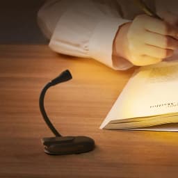 Mini LED Nightlight Clip Light Rechargeable Stepless Dimming 3-Color Temperature Hose Table Lamp for Reading-Ideal Holiday Gift