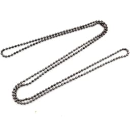 5pcs 1.5 2.0 2.4mm Length 65cm Gold Bronze Silver Colors Plated Ball Beads Chain Necklace Bead Connector For Charms Base Tray