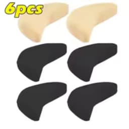 Soft Toe Plug Women High Heel Pain Relief Insert Shoe Palm Cushion Toe Front Filler Sponge Forefoot Pad Adjustable Sizes Insoles
