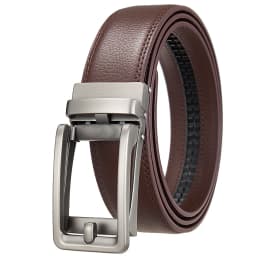Belt for men Automatic Genuine Leather Belt Men Leather Ratchet Adjustable Real Ratchet Leather Dress Designer