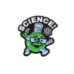 Believe in Science Enamel Brooch Chemical Molecule Test Tube DNA Microscope Eye Medicine Bottle Creative Badge Pins Jewelry Gift