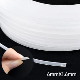 5Meters Meetee Clear Plastic Corset Ribbon Webbing Boning Bra Side Tape Wedding Dress Support Sewing Clothing DIY Accessories