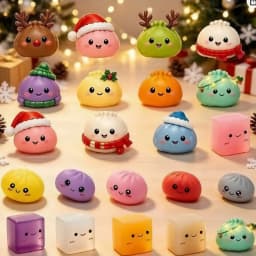 2026Christmas Squishy Advent Calendar , Fidget Countdown Calendar Surprises Sensory Fidget for Adult Christmas Party Favors Gift