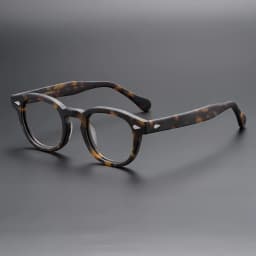 MOSCOT Style LEMTOSH Glasses Luxury Classic Tortoise Black Round Vintage Acetate Frame Unisex Celebrity Inspired Eyewear