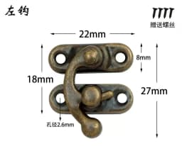 Dollhouse Mini Handles , Miniature DIY Tags, Mini Buckles and Locks, Blythe New Diy Miniature Dollhouse Accessory Models