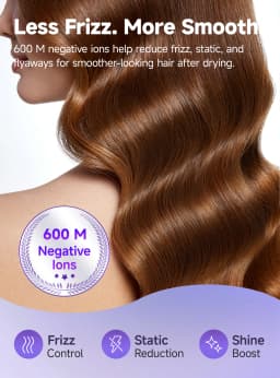 High Speed Hair Dryer 600 Million Negative Ion Hair Care 110000 RPM Fast Drying 220V (with EU Adapter) Wind Speed 64m/s