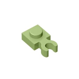 Gobrick] GDS-814 PLATE 1X1 W. HOLDER compatible with lego 4085 60897 children's toys Assembles Building Blocks Technical