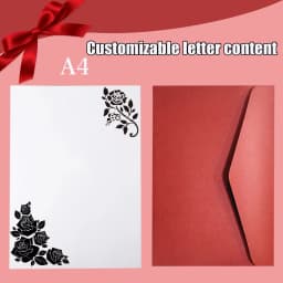 DIY Custom Envelopes Letter, Valentine's Day Letter Customization, Friend Blessing Letters, Company Documents Print, Mail a Lett