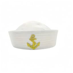 Sailor hat and scarf suit Navy Hat Unisex Captain Hat Navy Marine Hat For cruise lines, adult parties, Navy, cosplay, Outdoor