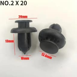10/20/50Pcs Bumper Clips Rivets Fender Liner Fasteners Retainer For Mitsubishi Nissan Honda 8mm 9mm 10mm Hole