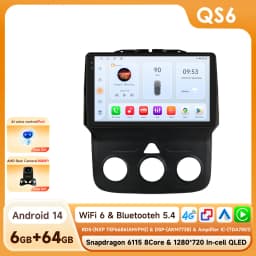 Hizpo 8Core 2Din Android 14 Car Radio For Dodge Ram 1500 2500 3500 2013-2018 AI Car Multimedia GPS 4G Carplay By Snapdragon 6115