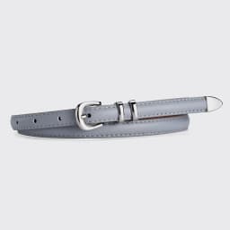 1PC Simple PU Leather Belt Luxury Design Belt Versatile Retro Silver Pin Buckle Waistband Casual Thin Belts