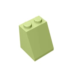 Gobricks GDS-620 ROOF TILE 2X2X2/65 DEG. compatible with lego 3678 children's DIY Educational Building Blocks