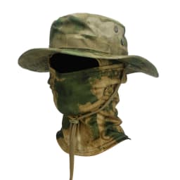 2Pcs/Set Wide-brimmed Hat Balaclava Mixed Set Men Sunscreen Boonie Cap Outdoors Hiking Camping Fishing Hat Sun Hat Fisherman Hat