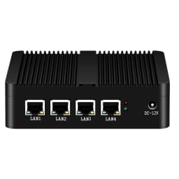 BEBEPC Mini PC Intel Celeron N2830 X30-4LAN 8G DDR3 128G SSD Windows10 Ready