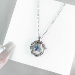 Simple Delicate Feather Star Round Circle Rhinestones Necklace Female Collar Chain Wedding Party Pendant Necklace Trendy Jewelry