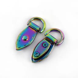 4/10Pcs Metal Side Clip Buckle Bag Chain Connector Hanger Hook Leaf D Ring Keyring Clasp Handbag Strap Decor Craft Accessories