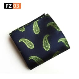 Classic Paisley Floral Anchor Handkerchief Silk Satin Mens Hanky Fashion Classic Wedding Party Pocket Square Hanky