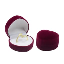 Earring Packaging Box Plush Jewelry Display Case Velvet Jewelry Box Luxurious Valentine'S Day Gift Box For Wedding Anniversary