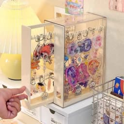 Earring Key Holder Storage Rack Slide out Pendant Jewelry Display Box Bracelet Hook Anti-Tangle Ring Stand Nordic Style Plastic