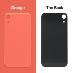 For iPhone XR Back Glass Replacement Battery Cover Rear Door Housing Case - Mobile Phone Part Accessory