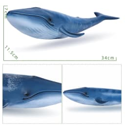 Big Size Soft Rubber Sea Life Simulation Action Figure Animal Model Toys for Children Kids Whale Figures Collection Educational