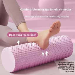 EVA Yoga Foam Roller High Density for Pilates Yoga Muscle Massage and Fitness Sizes 30cm Diameter 10CM Unisex