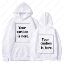 2025 Student Casual Customized Printed Text DIY Hoodie Custom Personalized Hoody Custom Hoodies Text Sweatshirt Tops