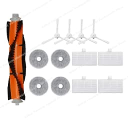 Compatible for Xiaomi Lydsto W2 / Kyvol Cybovac S60 / Blaupunkt Bluebot OMEGA / Inic IX10 Side Brush Hepa Filters Mop Parts